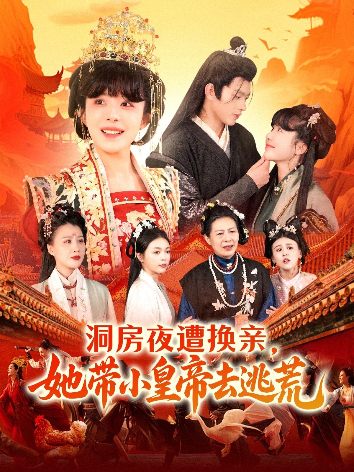 洞房夜遭换亲她带小皇帝去逃荒(全集)